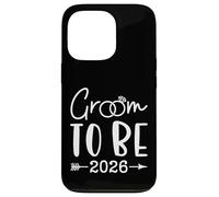 Custodia per iPhone 13 Pro Groom to be 2026 Future Husband Bachelor Wedding Matching