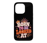Custodia per iPhone 13 Pro Groovy Leo Zodiac Retro Born To Be Look At Astrology