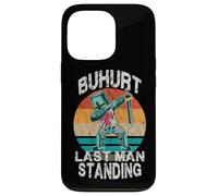 Custodia per iPhone 13 Pro Guerriero medievale vintage Buhurt pieno contatto