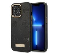 Guess Custodia Guhmp13lsapstk per iPhone 13 Pro 6,1 Peony Piastra MagSafe Nera
