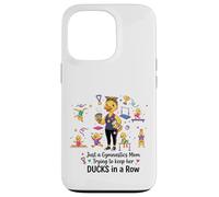 Custodia per iPhone 13 Pro Gymnastics Mom Funny Ducks Gymnastics Mama