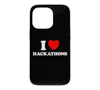 Custodia per iPhone 13 Pro Hackathon Amore Divertente Hack Con Evento Codice Hacking Concorso Fan