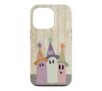 Custodia per iPhone 13 Pro Halloween Tre Fantasmi Divertimento