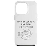 Custodia per iPhone 13 Pro Happiness is a big fish and a witness - Funny Fishing Pescatore