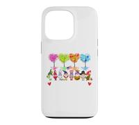 Custodia per iPhone 13 Pro Happy Everything Gnomi Every Seasons All Year Tree