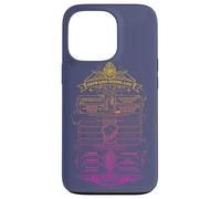 Custodia per iPhone 13 Pro Harry Potter Hogwarts School List