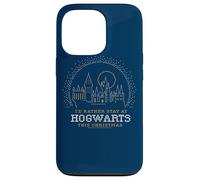 Custodia per iPhone 13 Pro Harry Potter I'd Rather Stay At Hogwarts This Christmas