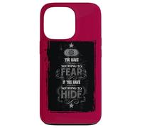 Custodia per iPhone 13 Pro Harry Potter Nothing To Fear Poster