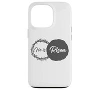 Custodia per iPhone 13 Pro He is Risen - Jesus Christ Resurrection Easter & Passover