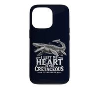Custodia per iPhone 13 Pro Ho lasciato il mio cuore nel Cretaceo Tylosaurus Rex Mosasaur