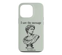 Custodia per iPhone 13 Pro Ho visto il messaggio Avoidicus filosofia umorismo busto romano