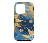 Custodia per iPhone 13 Pro Horror Strano Occhio Malvagio Blu Scuro