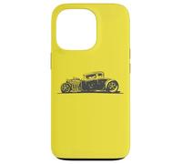 Custodia per iPhone 13 Pro Hot Rod Rust Racer Vintage Graphic Old Muscle Car