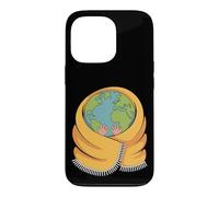 Custodia per iPhone 13 Pro Hug The World Earth avvolto in sciarpa design