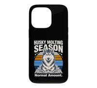 Custodia per iPhone 13 Pro Husky Molting Stagione Quantità normale Husky divertente
