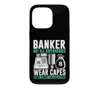 Custodia per iPhone 13 Pro I banchieri non tutti i supereroi indossano Capes Banker