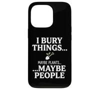 Custodia per iPhone 13 Pro I Bury Things Maybe Plants Maybe People Funny Frog