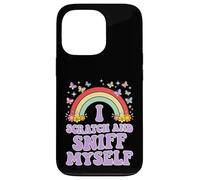 Custodia per iPhone 13 Pro I GRAFO E SNIFF MYSELF Divertente Adulto Umorismo Arcobaleno