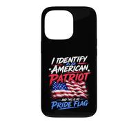 Custodia per iPhone 13 Pro I Identify As An American Patriot And This Is My Pride Flag