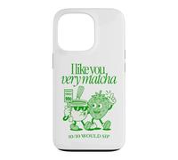 Custodia per iPhone 13 Pro I Like You Very Matcha Latte 10/10 Sip Funny Tea Pun