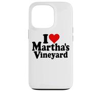 Custodia per iPhone 13 Pro I LOVE HEART MARTHA'S VIGNETO MASSACHUSETTS