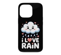 Custodia per iPhone 13 Pro I Love Rain Amante Pioggia Accogliente