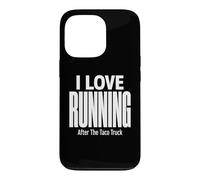 Custodia per iPhone 13 Pro I Love Running After The Taco Truck Funny Runner Messicano Corse