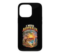 Custodia per iPhone 13 Pro I Miss Australia Every Day Australia Camicia australiana