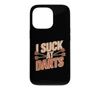 Custodia per iPhone 13 Pro I Suck At Darts Giochi casual da pub con cattivo scopo -