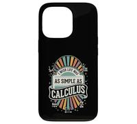 Custodia per iPhone 13 Pro I Wish Life Was As Simple As Calculus Badge Fun