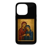 Custodia per iPhone 13 Pro Icona cattolica ortodossa di Sant'Anna e Maria Madre di Dio