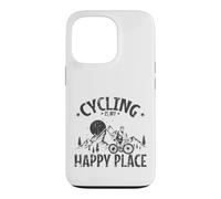 Custodia per iPhone 13 Pro Il ciclismo è il mio posto felice