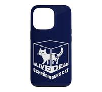 Custodia per iPhone 13 Pro Il gatto di Double Schrodinger Dead & Alive Quantum Physics