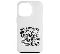 Custodia per iPhone 13 Pro Il mio collega preferito è lo scherzo divertente dell'ufficio della macchina del caffè