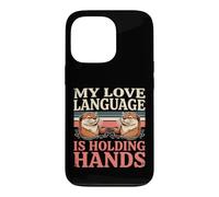 Custodia per iPhone 13 Pro Il mio linguaggio d"amore si tiene per mano coppia lontra