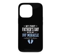 Custodia per iPhone 13 Pro Il mio primo papà con il mio miracolo IVF