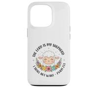 Custodia per iPhone 13 Pro Il Signore è il mio pastore, non aspetterò - Salmi 23:1