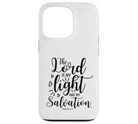 Custodia per iPhone 13 Pro Il Signore è la mia luce e la mia salvezza Salmo 27:1