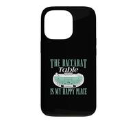 Custodia per iPhone 13 Pro Il tavolo del Baccarat è il mio posto felice Giocatori di Baccarat divertenti
