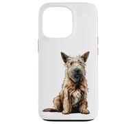 Custodia per iPhone 13 Pro Illustrazione del cane Berger Picard