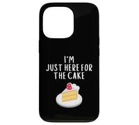 Custodia per iPhone 13 Pro I'm Just Here For The Cake Funny Wedding Party Costume Cakes