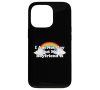 Custodia per iPhone 13 Pro I'm Not Gay But My Boyfriend Is