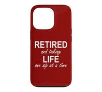Custodia per iPhone 13 Pro Im Retired and Taking Life One Sip at a Time Retirement Wine