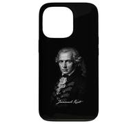 Custodia per iPhone 13 Pro Immanuel Kant Classico Ritratto filosofo illuminista