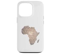 Custodia per iPhone 13 Pro Impronta digitale dell'Africa della melanina