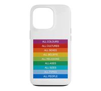 Custodia per iPhone 13 Pro Inclusione Società Moderna Amore Arcobaleno LGBTQI