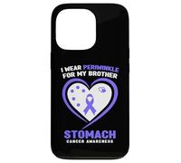 Custodia per iPhone 13 Pro Indosso pervinca per la consapevolezza del cancro allo stomaco di mio fratello