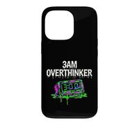 Custodia per iPhone 13 Pro Insomnia 3AM Overthinker Melting Clock Aesthetic