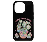 Custodia per iPhone 13 Pro Introvert Home Sweet Cactus Home Graphic Women Funny Gnome