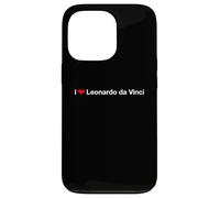 Custodia per iPhone 13 Pro Io amo Leonardo da Vinci